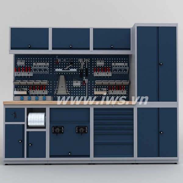 Hệ tủ chứa đồ nghề, dụng cụ 2500mm - Model: 13254